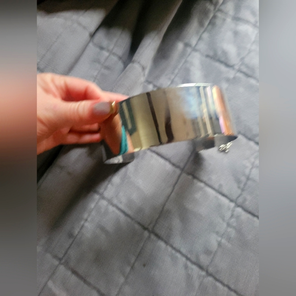Silver Metallic Choker